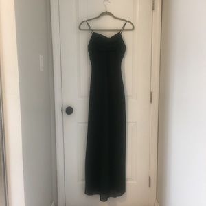 Dark Green full length dress